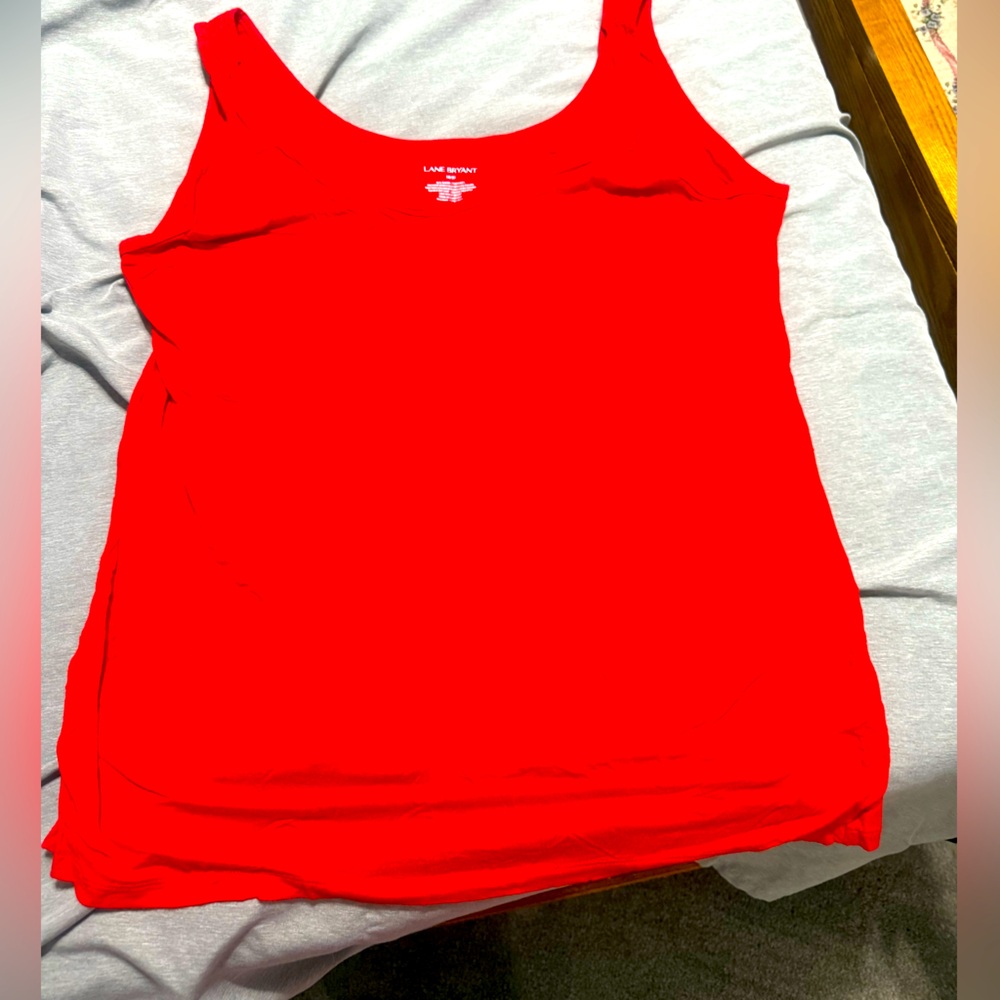 Lane Bryant size 18/20 Red Sleeveless Women's Top